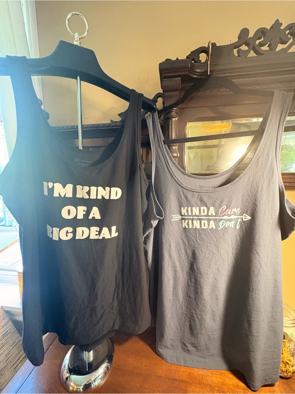 Bundle of 2. Size XXXL. No Boundaries Gray Tank and Black Tank. 2 for 1